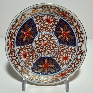 Vintage Japanese Fukusen Original Imari Demitasse Saucer